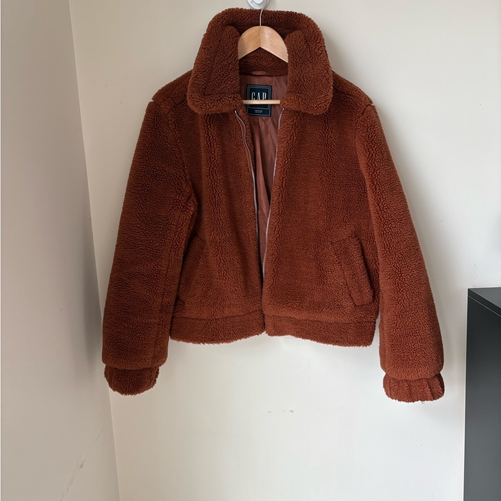GAP Warm Brown Fleece Jacket